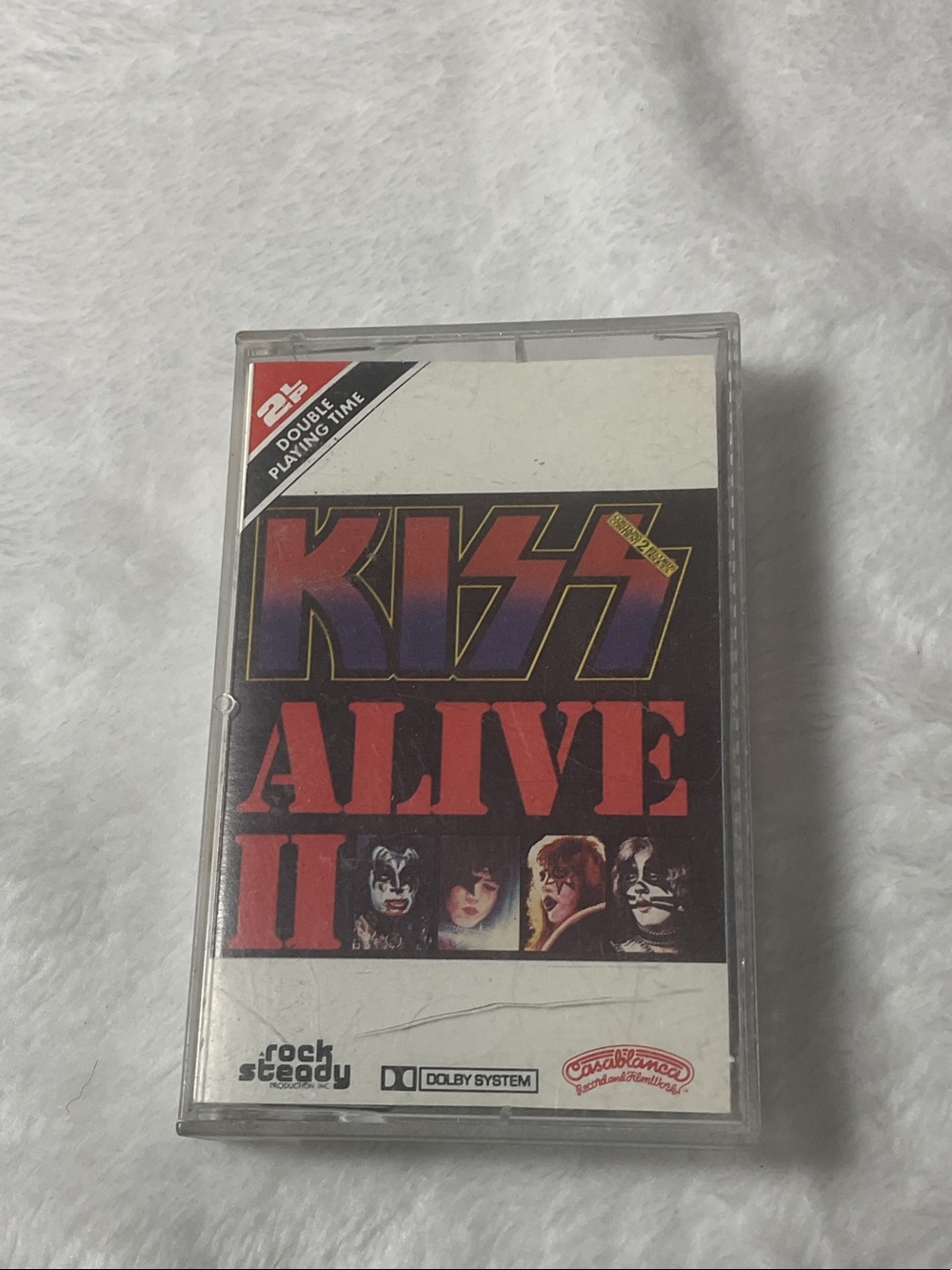 KISS Alive II Cassette Tape - Black